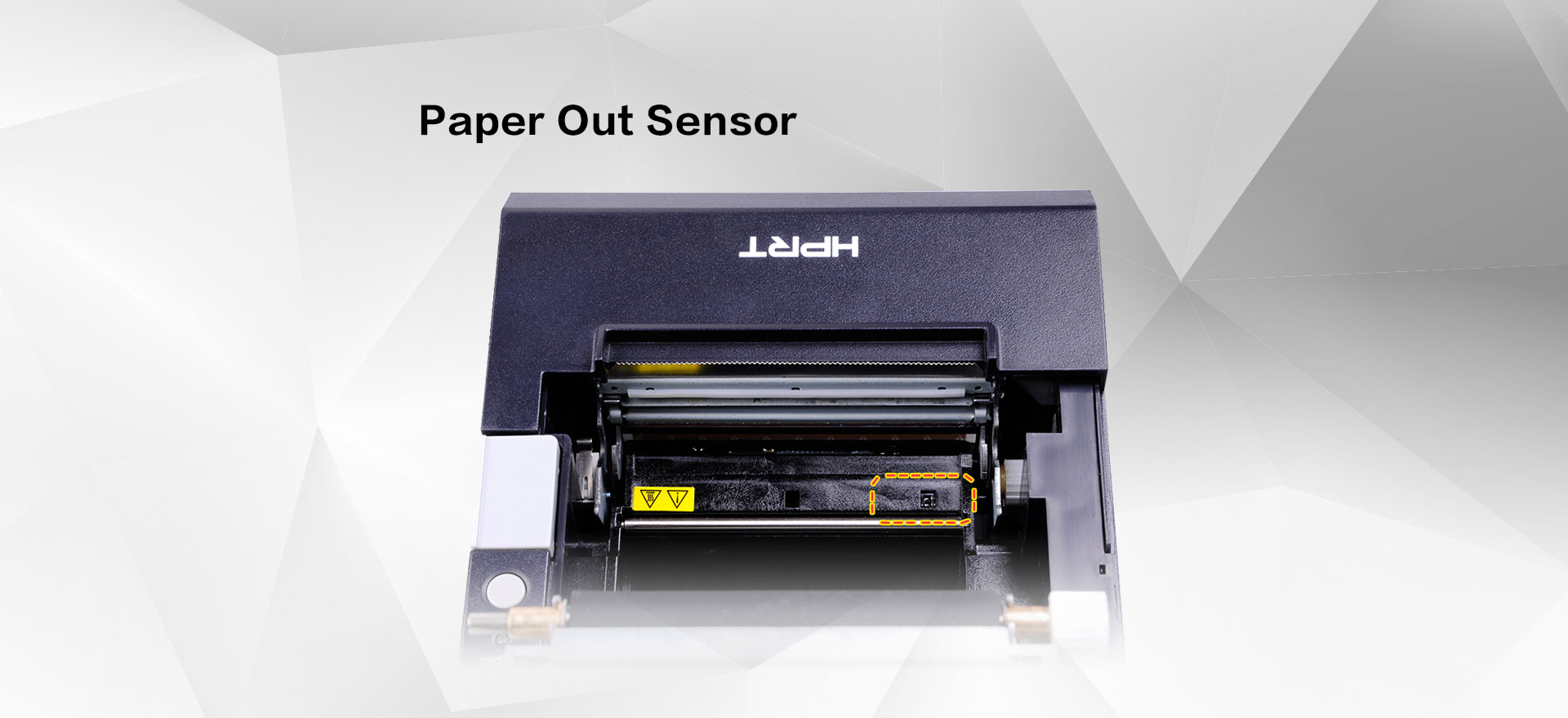 POS printer TP805 paper out sensor