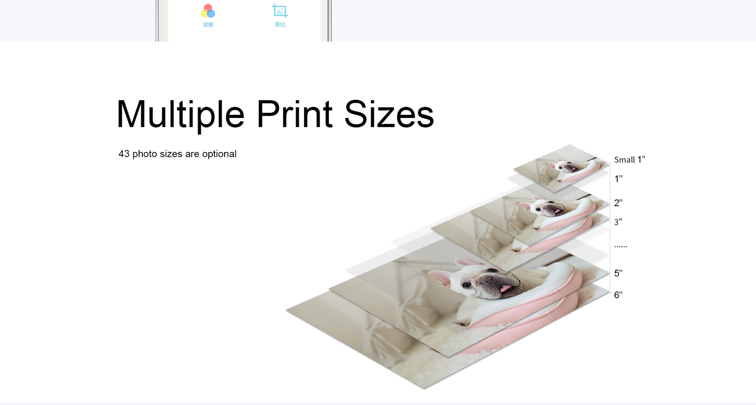 multiple print sizes photo printer