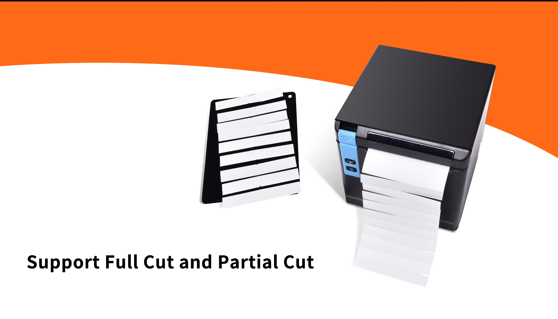 full cut partial cut printer