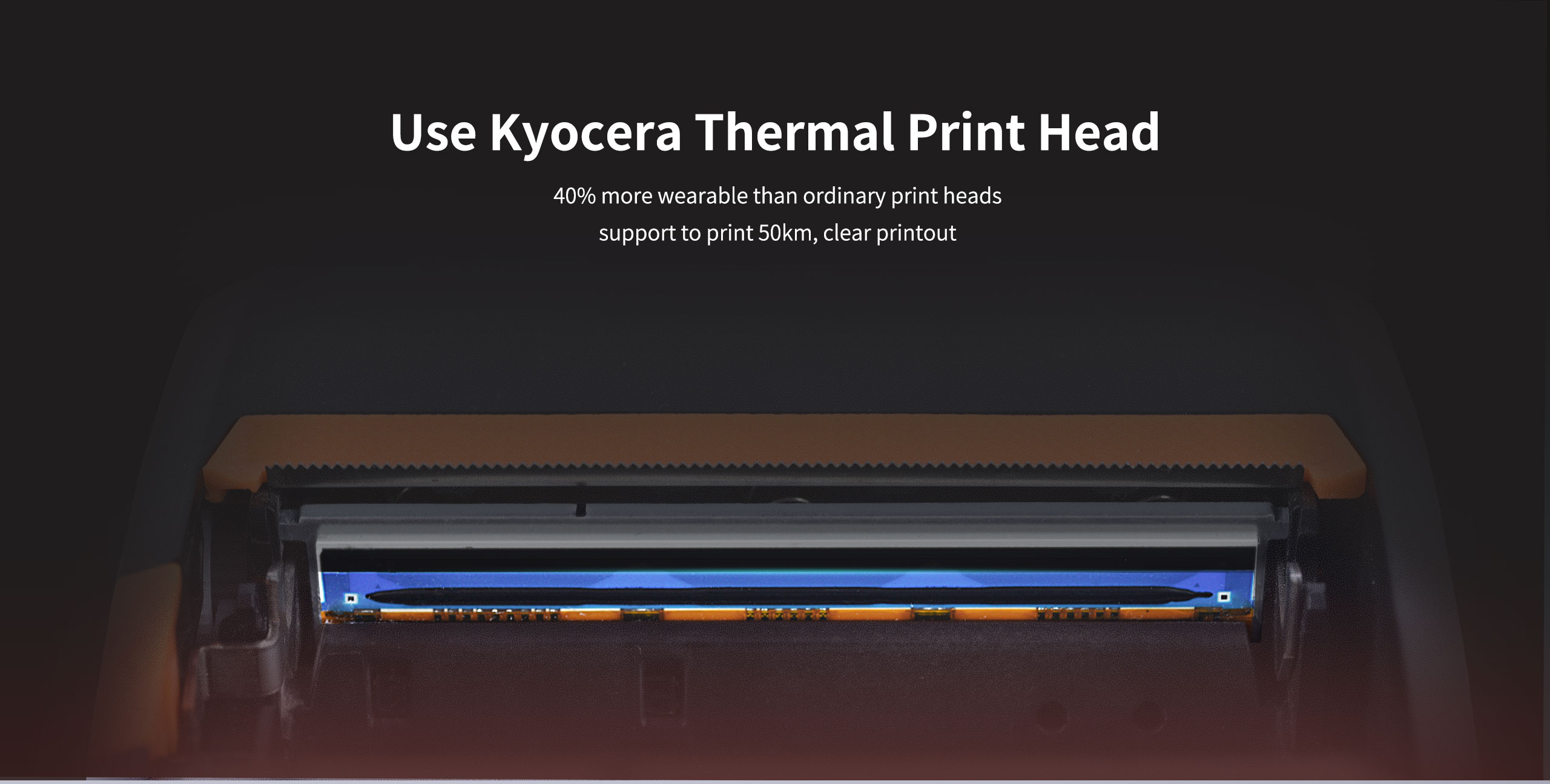 HPRT mobile receipt printer HM-A300E Kyocera thermal prnting head
