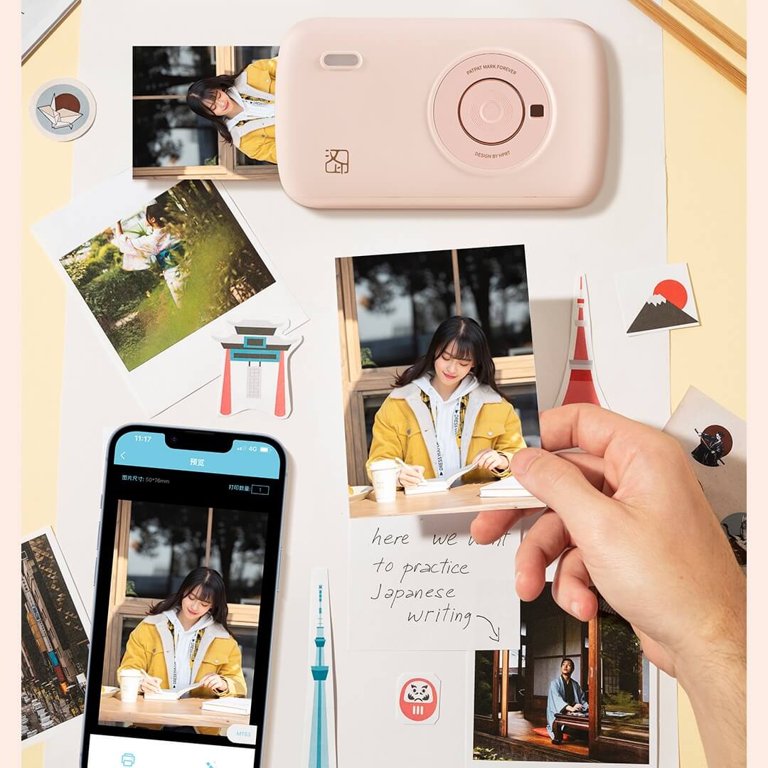 HPRT Impresora fotográfica 4 x 6, impresora instantánea inalámbrica Wi-Fi  para iPhone, Android, smartphone, impresora térmica de sublimación de  tinte