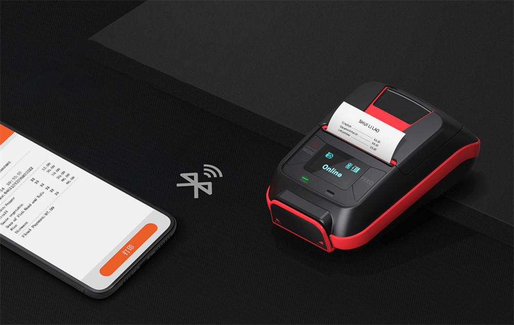 Portable receipt printer