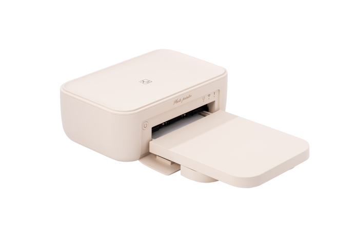 Portable Photo Printer in action