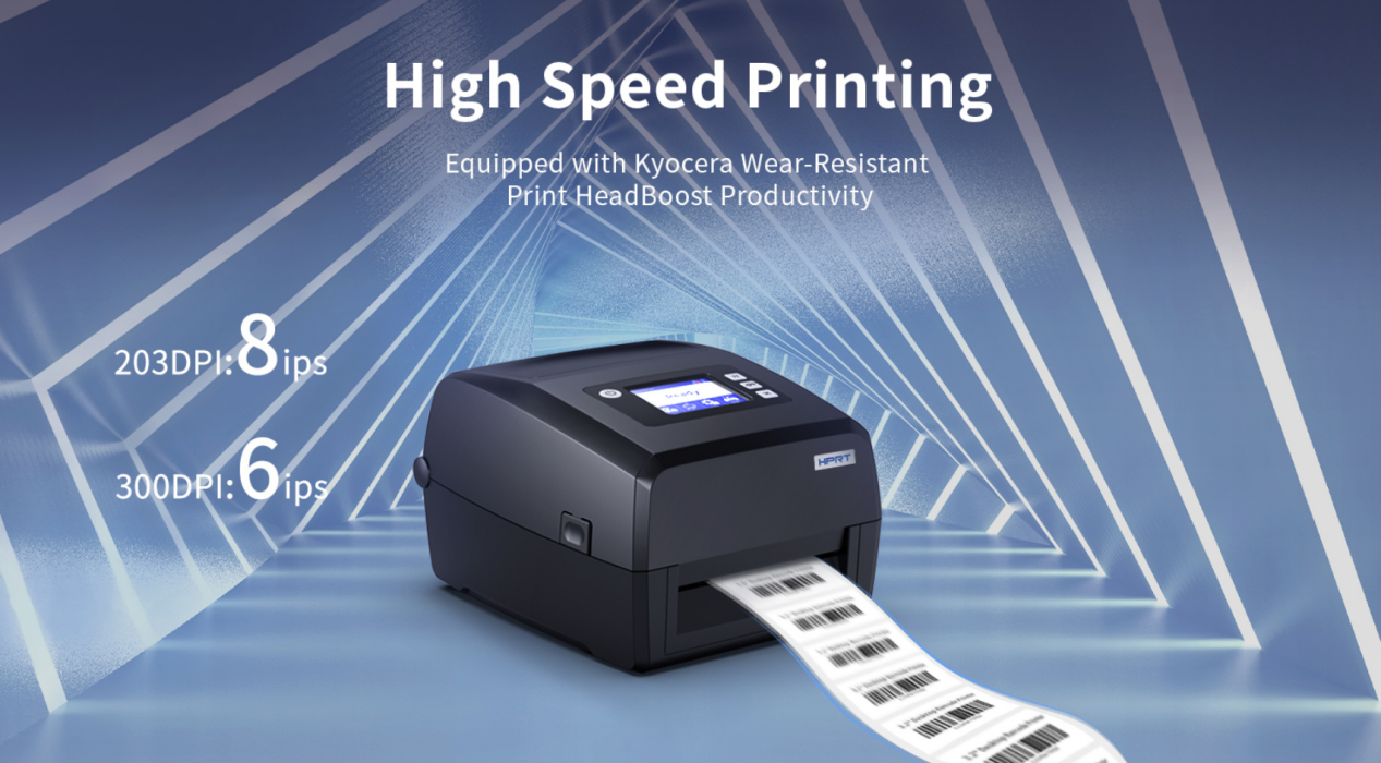 4-inch rack label printer