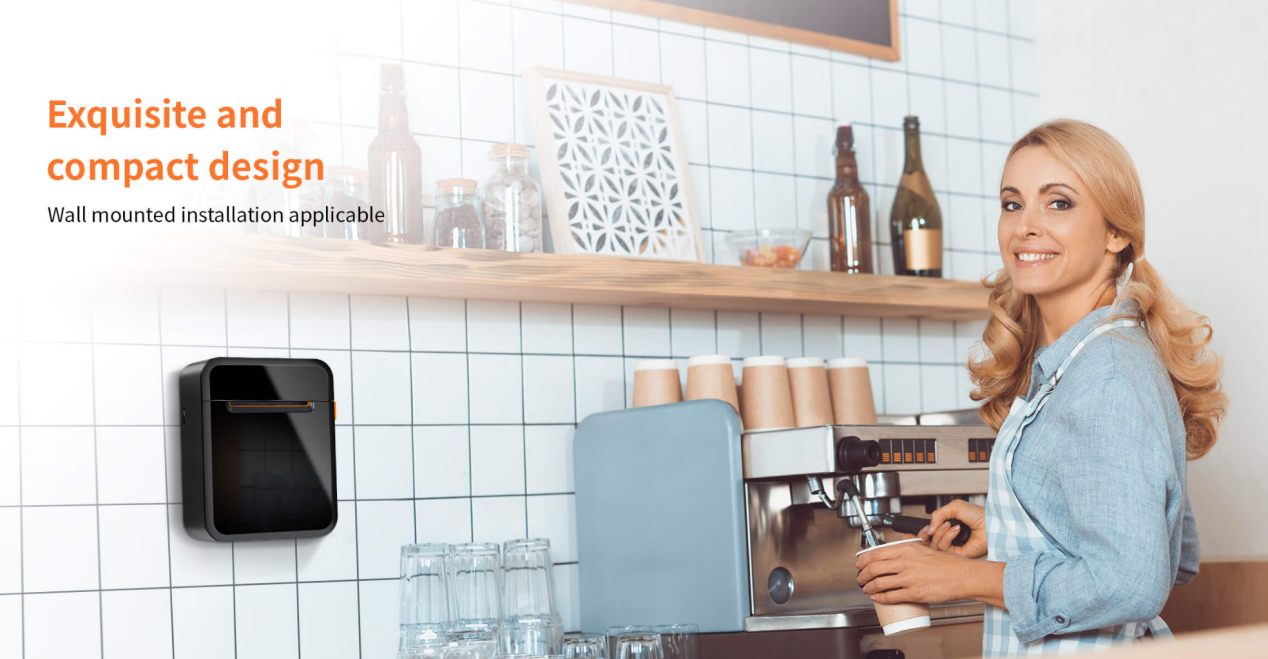 wall mounted receipt printer