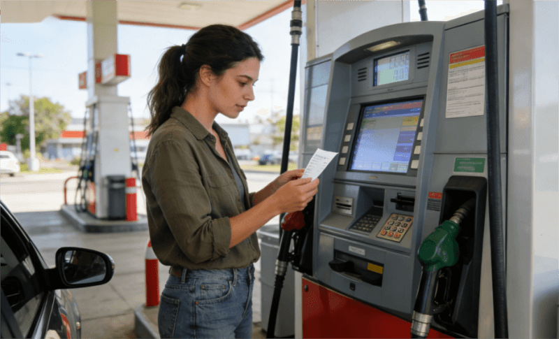 Gas Station Receipt Printing