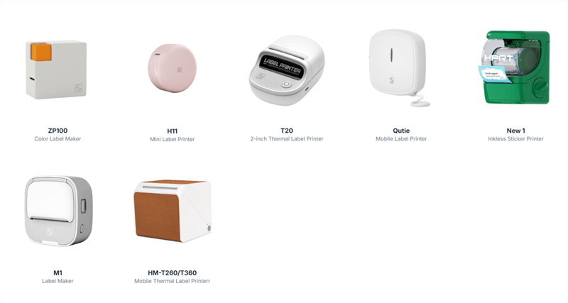 HPRT Thermal Printers list