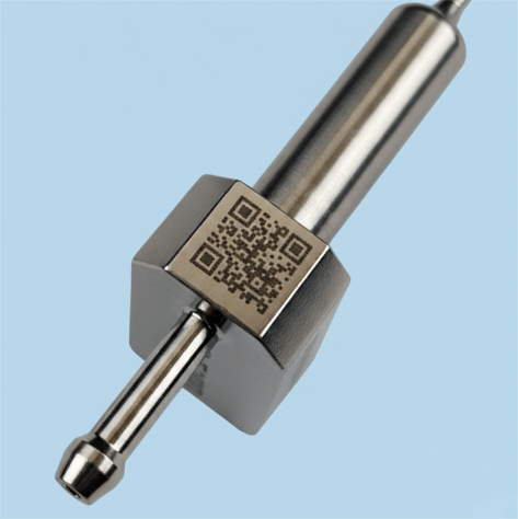 qr code marking on metal