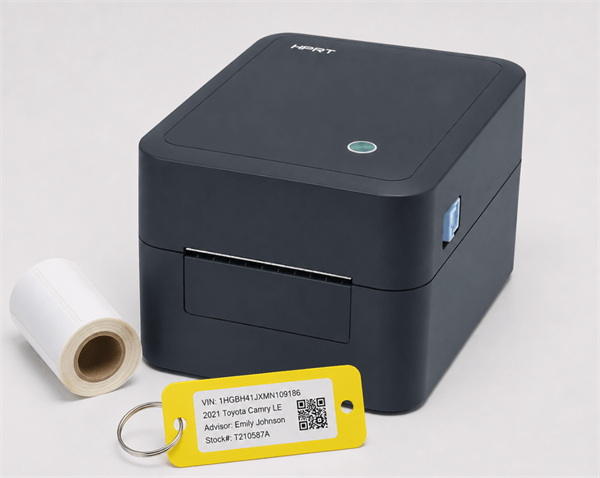 Automotive service printer workflow