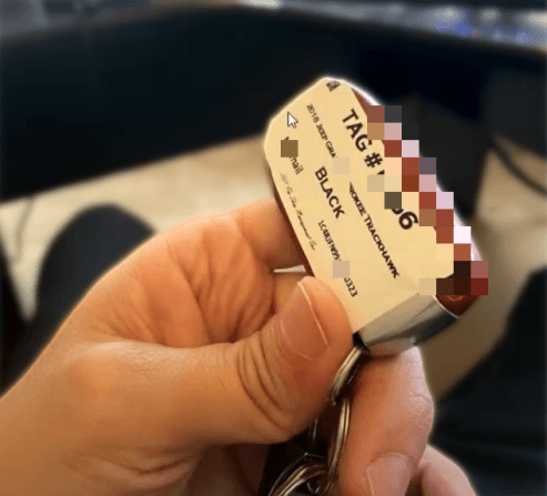 Car Key Tag Management