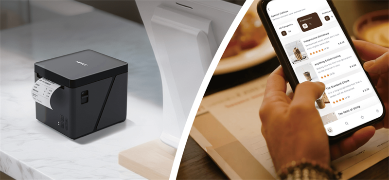 HPRT TP80NY cloud receipt printer for automatic online order printing