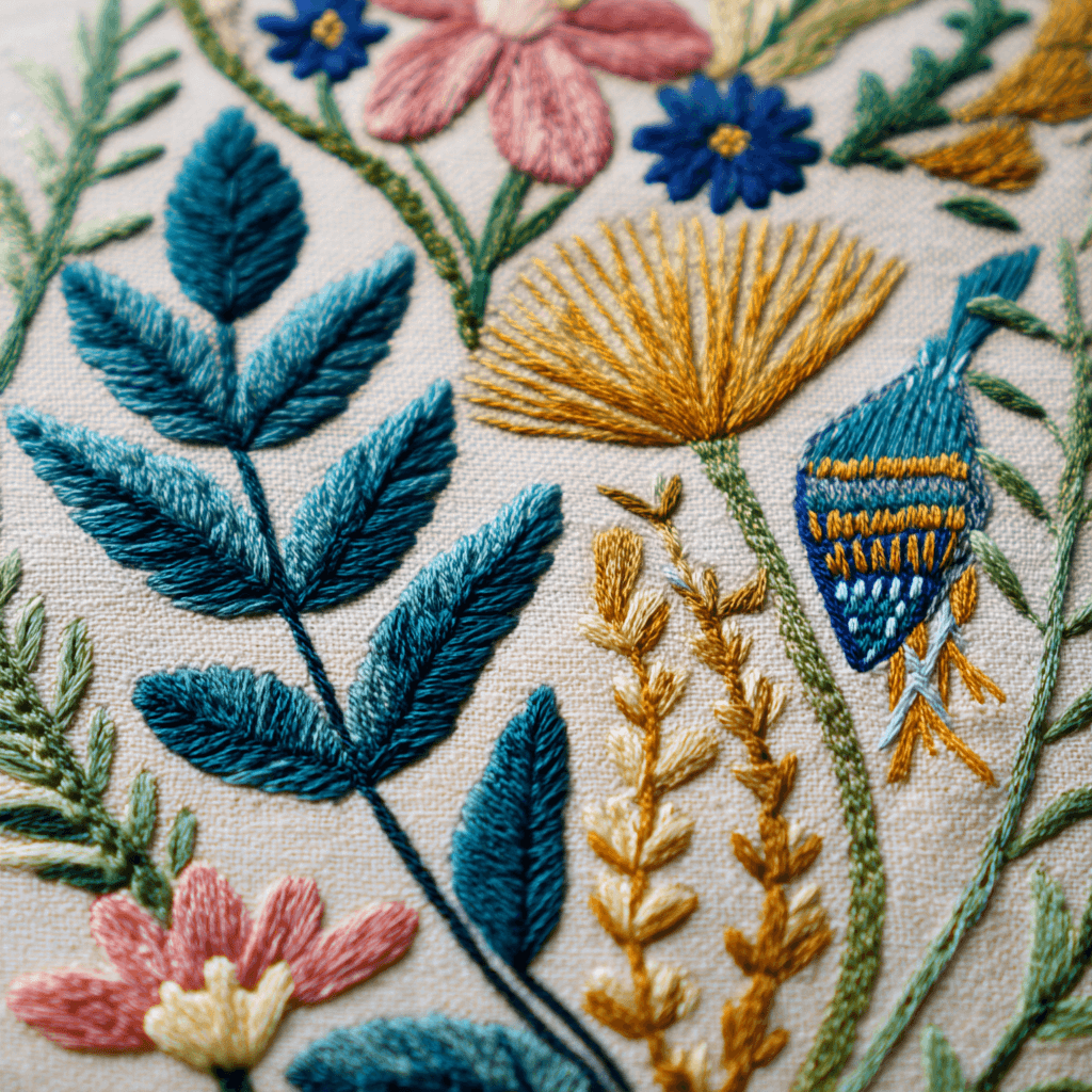 Embroidery Fabric Printing