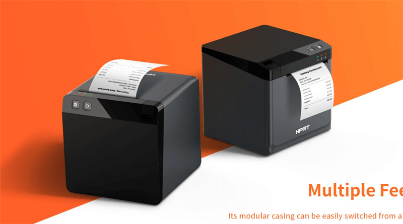 High-speed thermal receipt printer for supermarkets