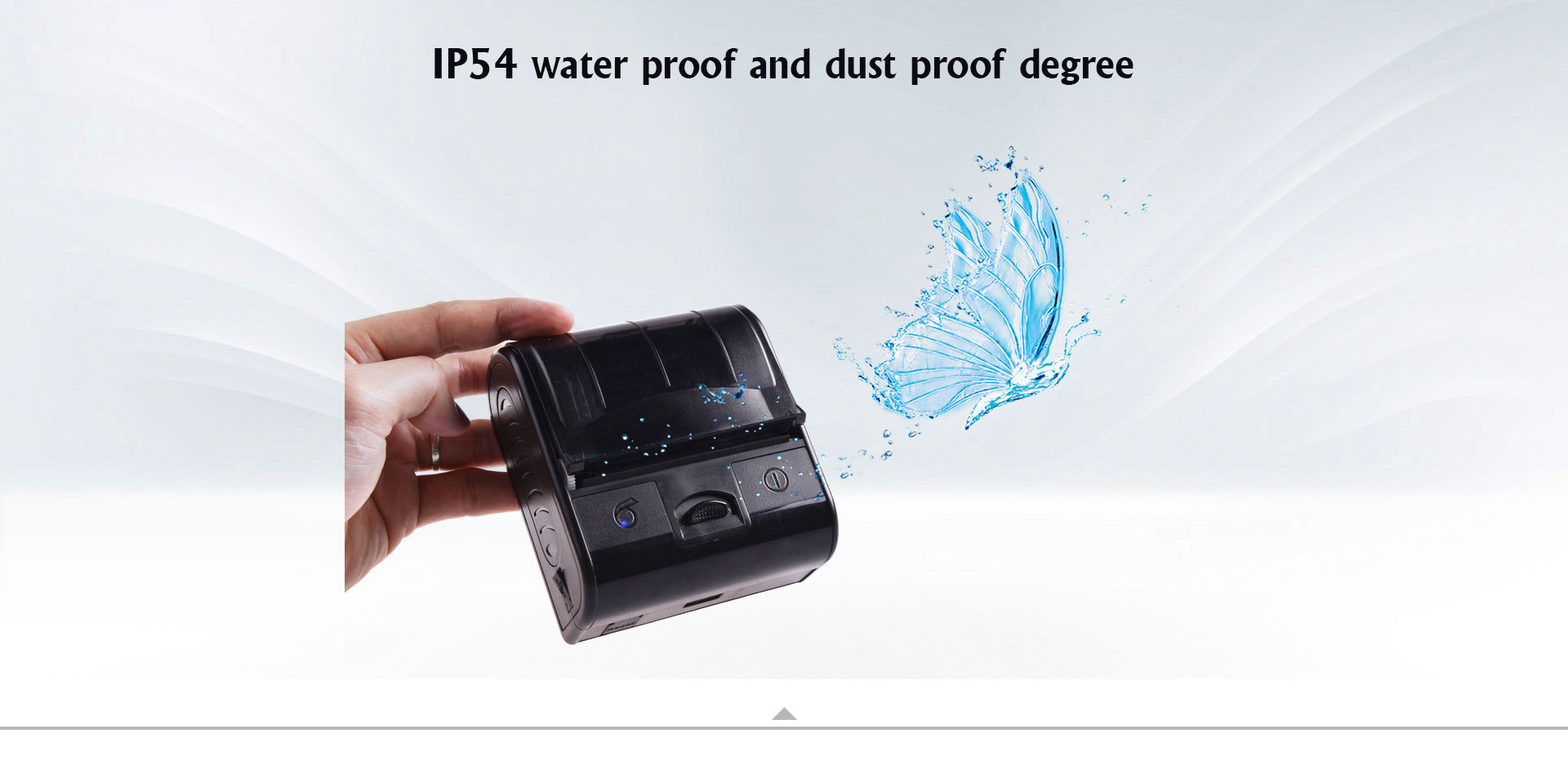 IP54 portable printer