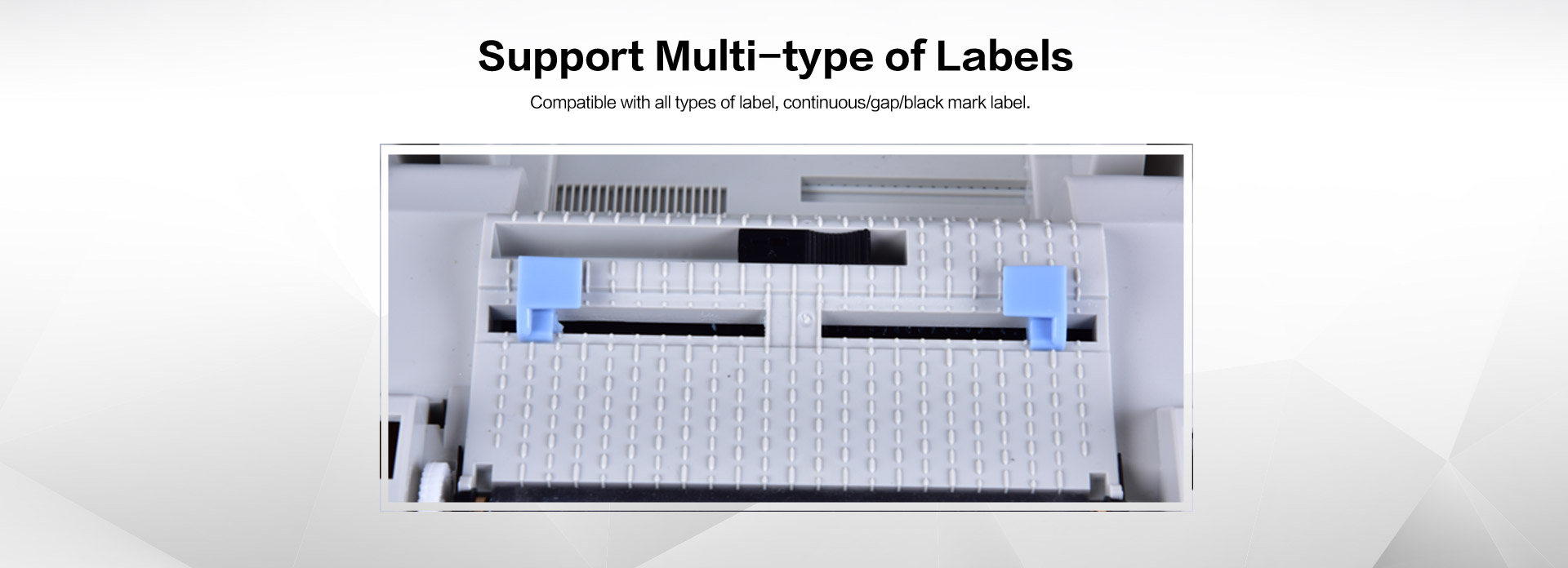 adjustable label width printer