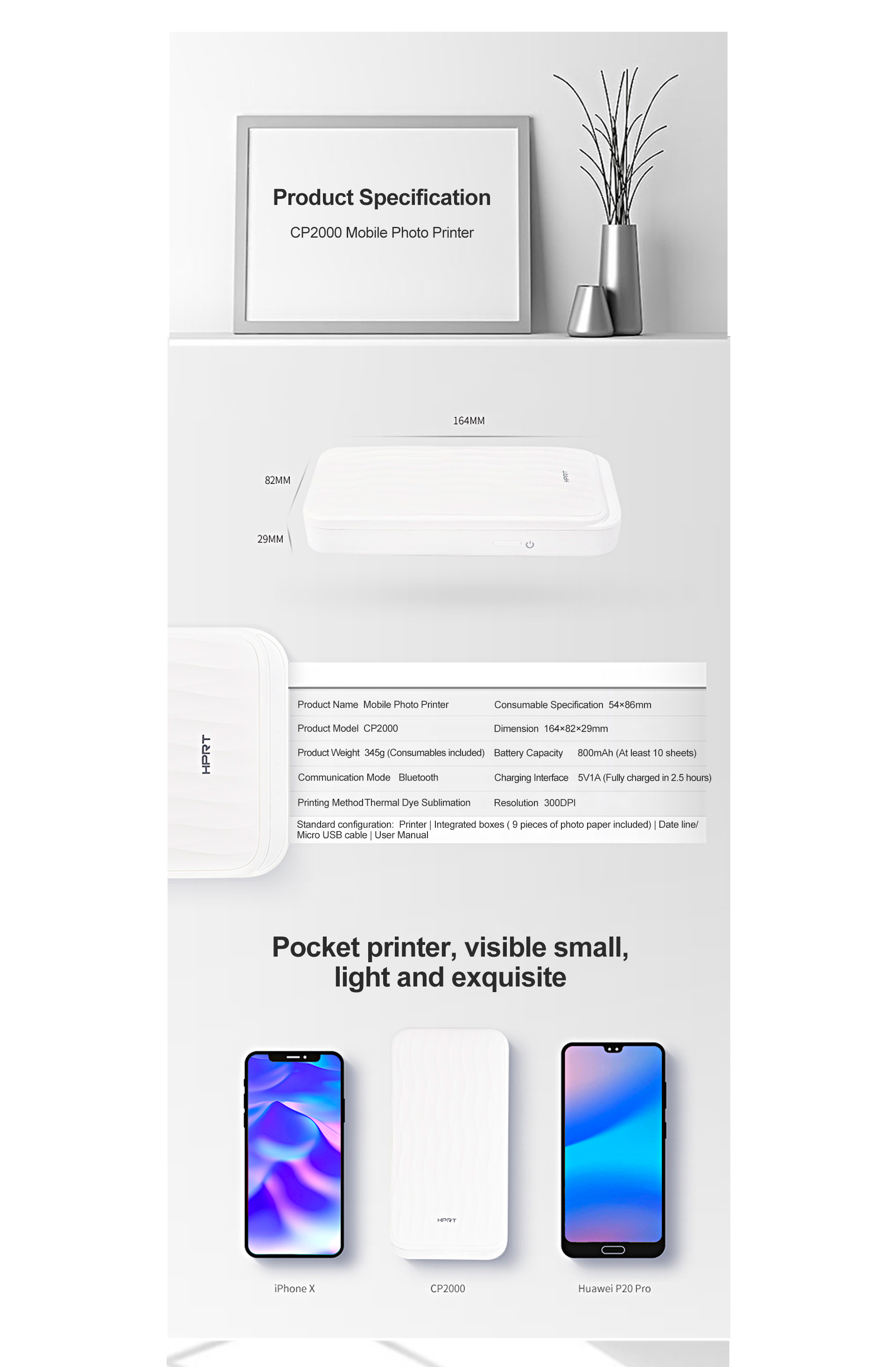photo printer fit into your pocket
