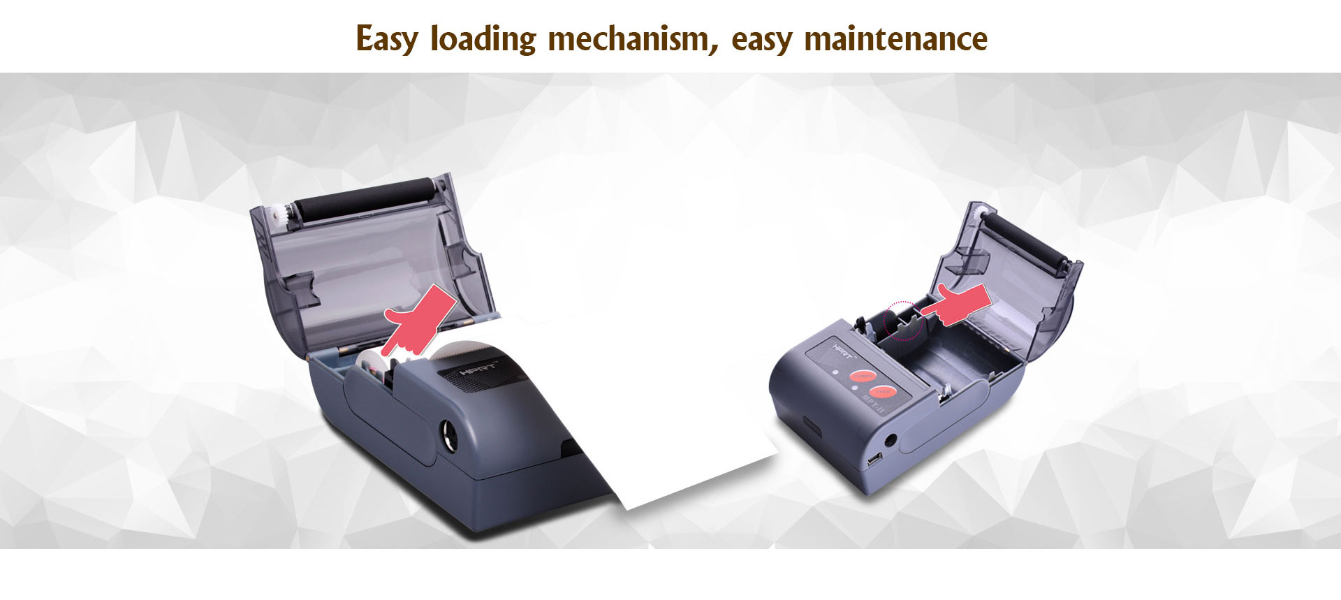 easy to use mobile thermal printer