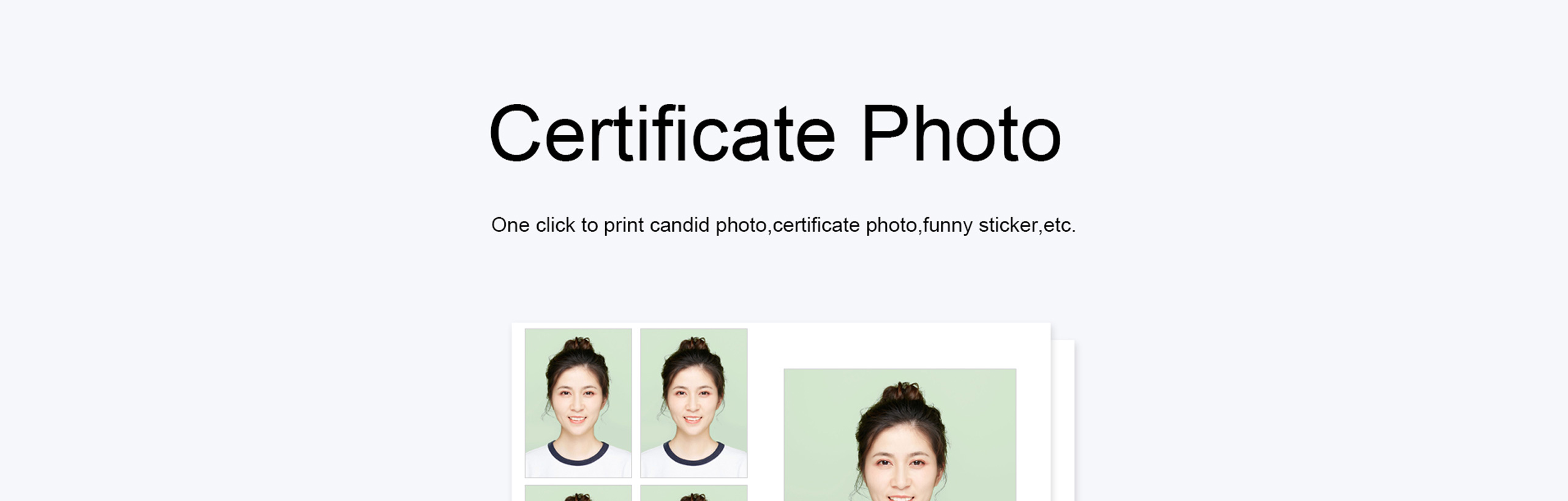 certificate photo printer