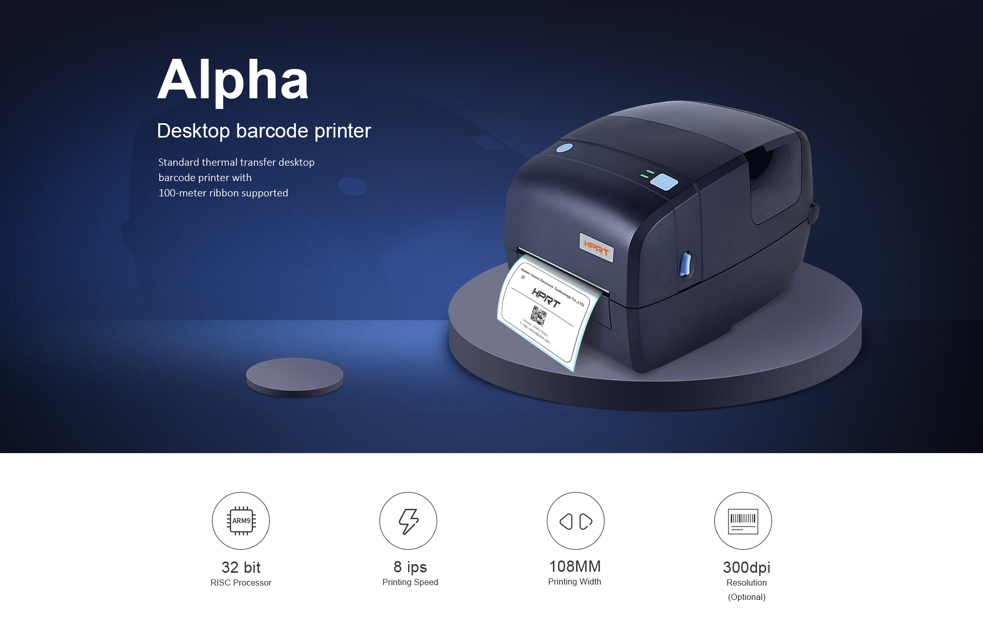 thermal transfer label printer Alpha