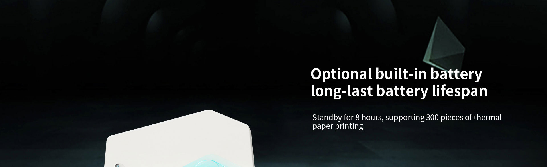 Android Smart Printer optional built-in battery