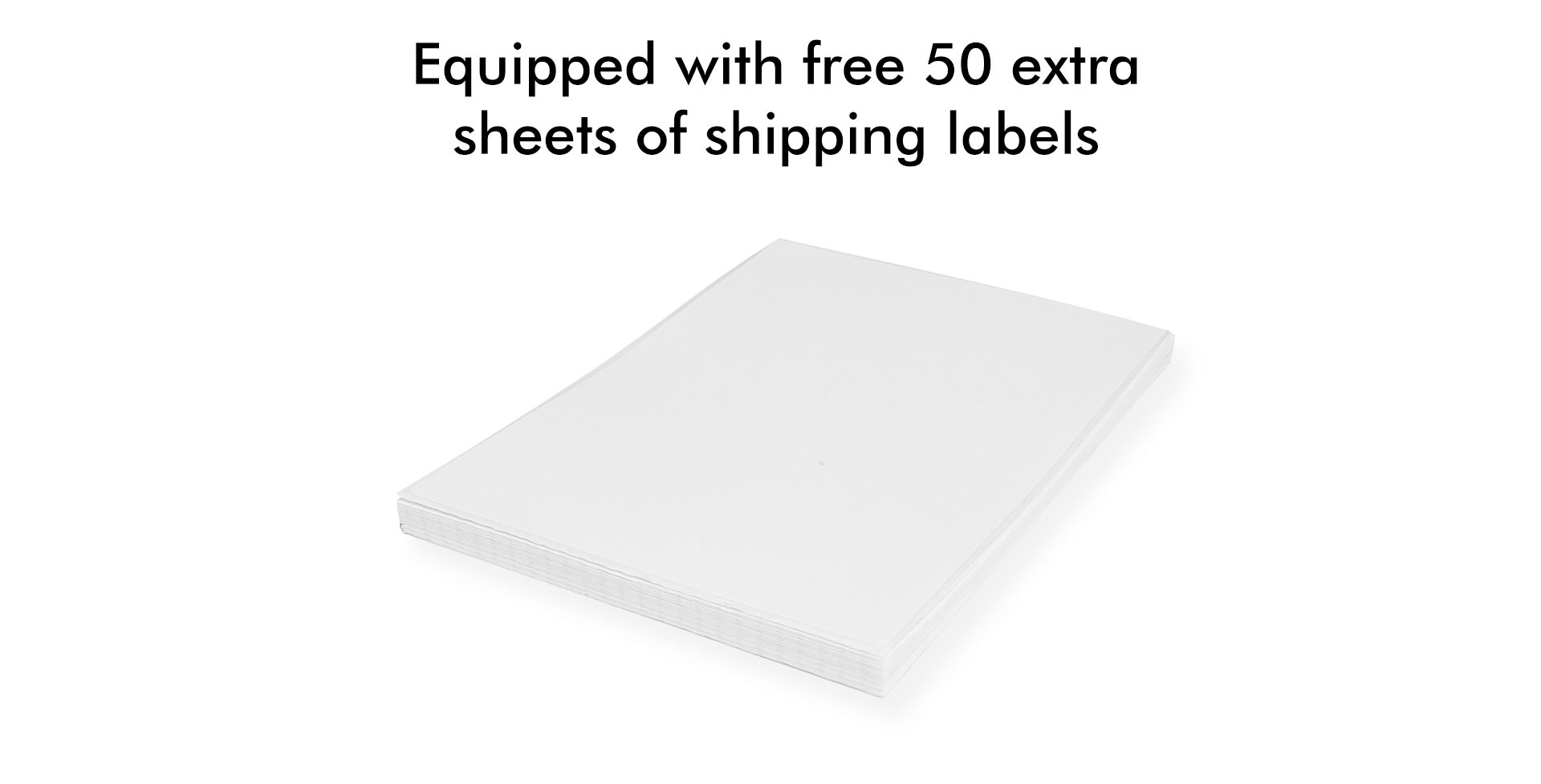 free shipping label for label printer
