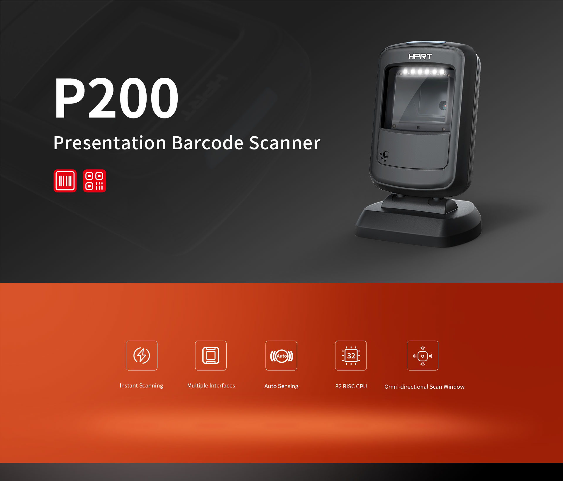 Presentation Barcode Scanner