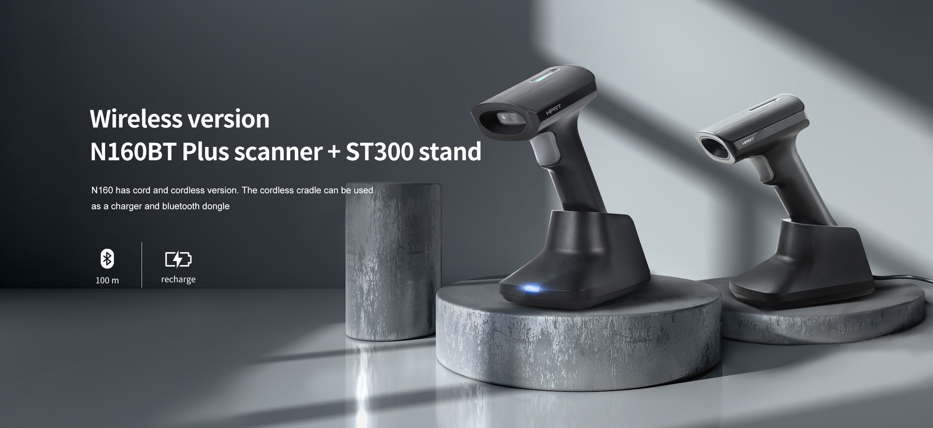 Wireless handheld barcode scanner