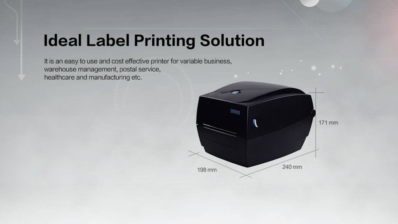 desktop barcode label printer