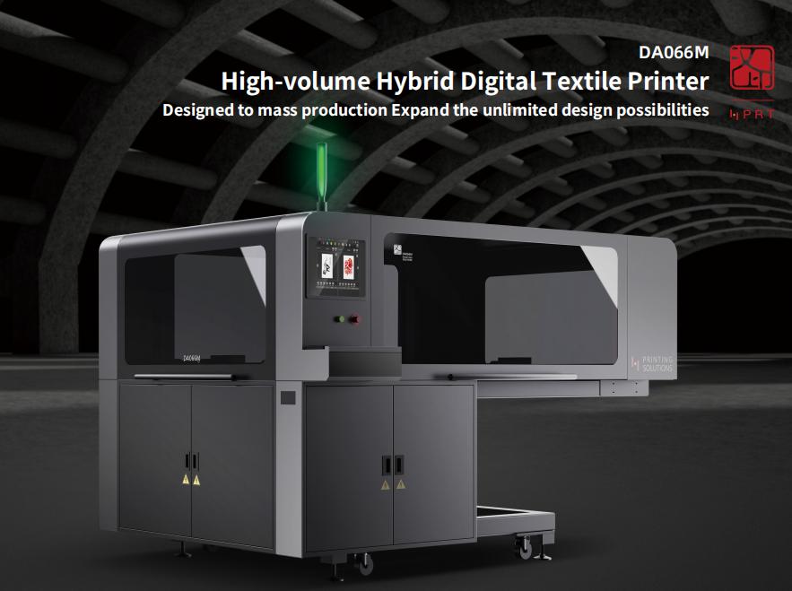 Image of high-volume hybrid digital textile printer DA066M