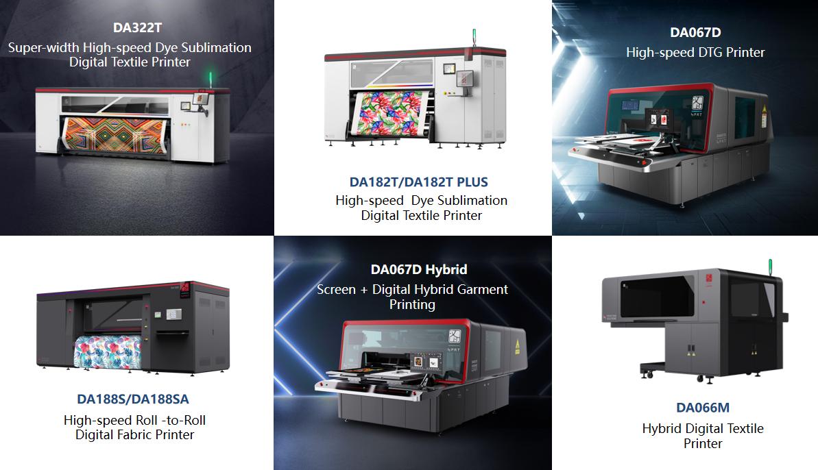 HPRT digital textile printers product line