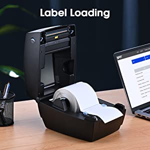 image of loading the label paper