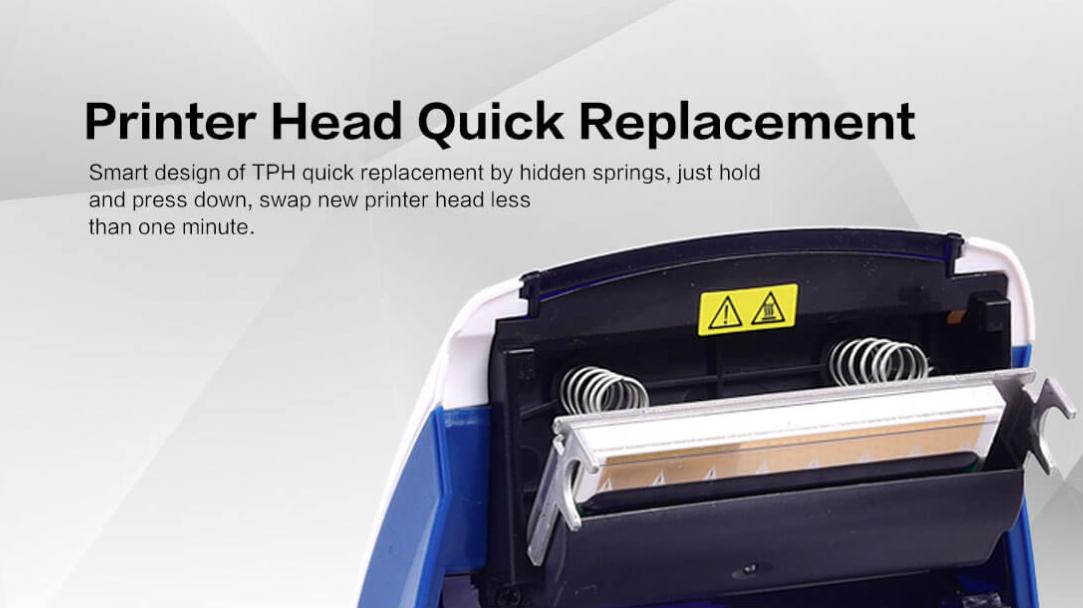 HPRT LPQ80 print head quick replacement