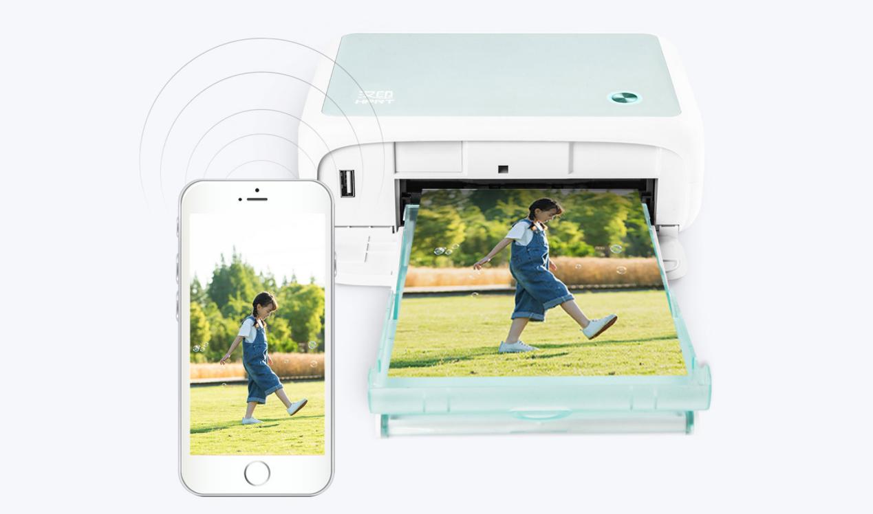 Bluetooth connectivity of CP4000L portable photo printer