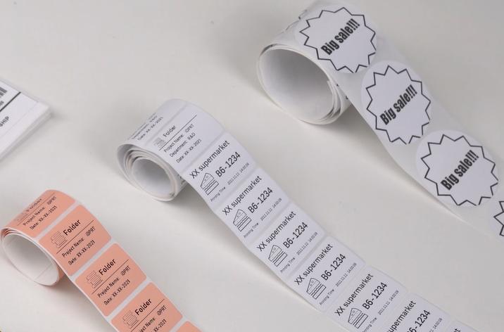 small sticker labels