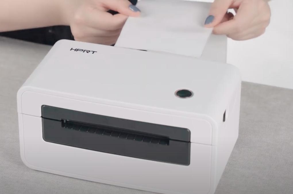 automatic paper feeding function of N41 shipping label printer