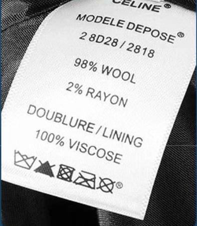 wash label printed by the HPRT HT100