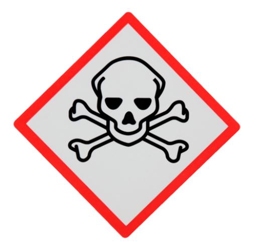 Chemical hazard label