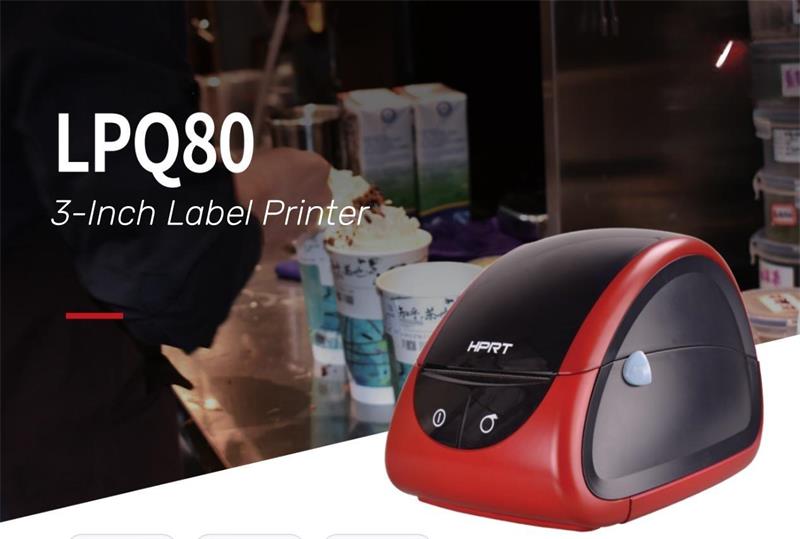 HPRT Compact Label and Receipt Printer Two in one LPQ80