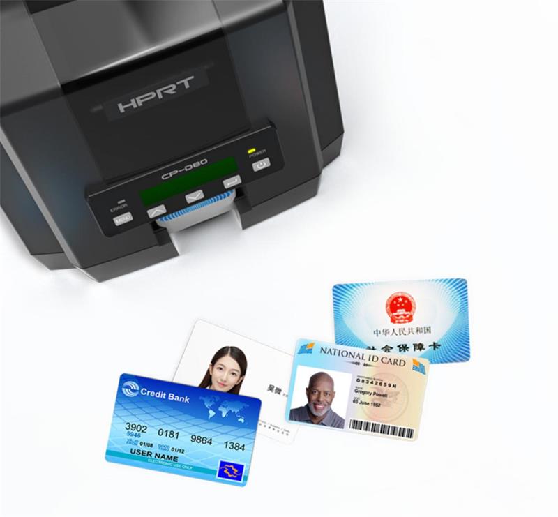 CP-D80 id card printer supports double sided color printing