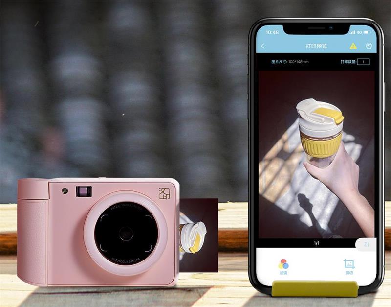 HPRT Z1 mini instant camera print photos from smartphone