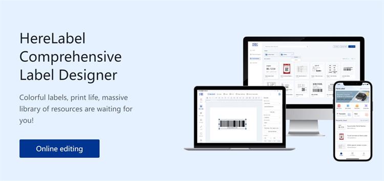 HereLabel label editing software
