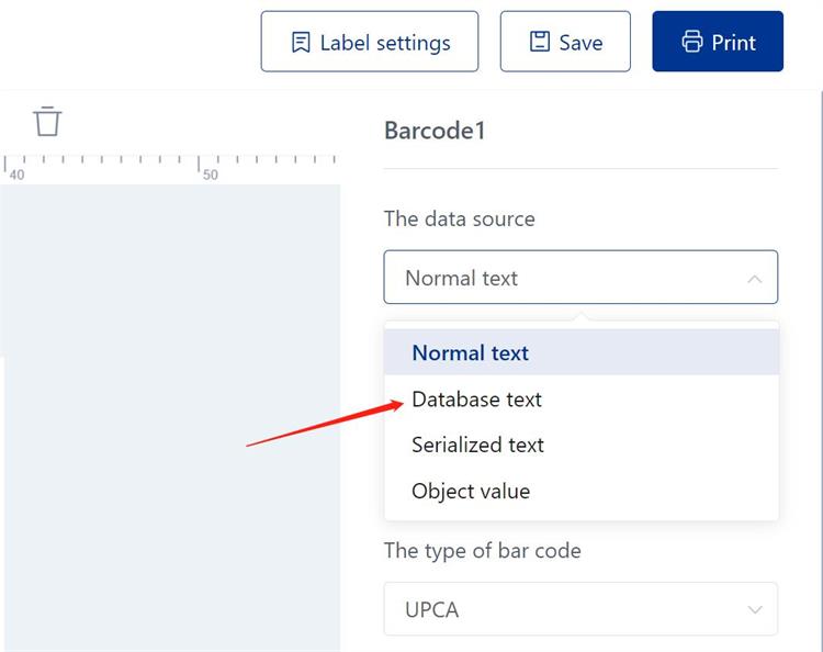 HereLabel supports excel data importing