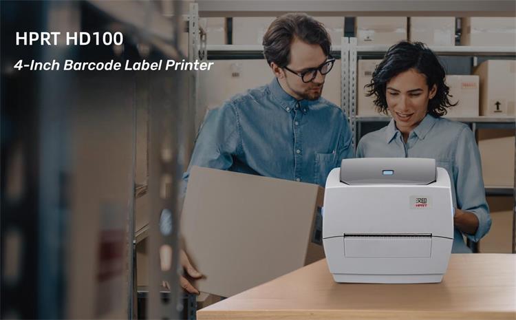 the thermal label printer HD100