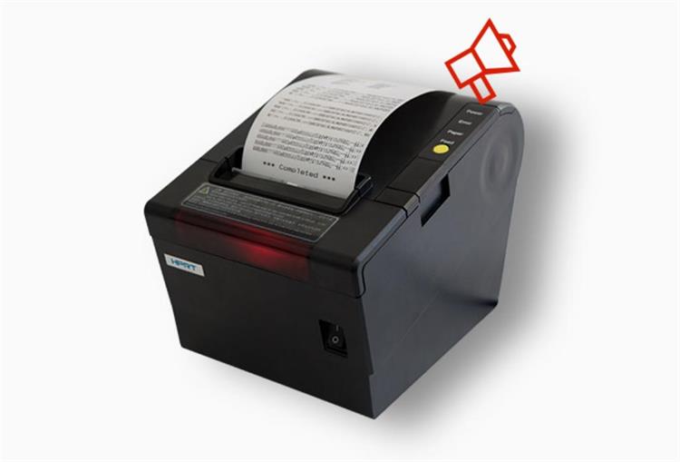 alarming function of kitchen receipt printer HPRT KP806 PLUS