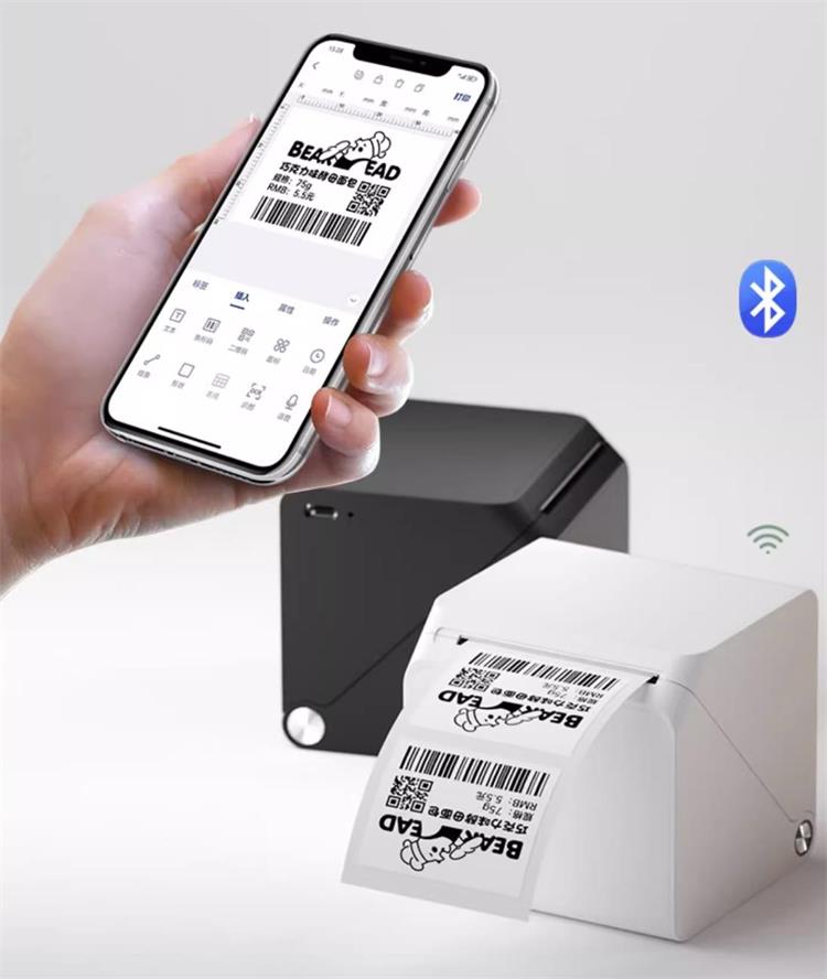 Stampa mobile con la stampante per etichette portatile HPRT T260L
