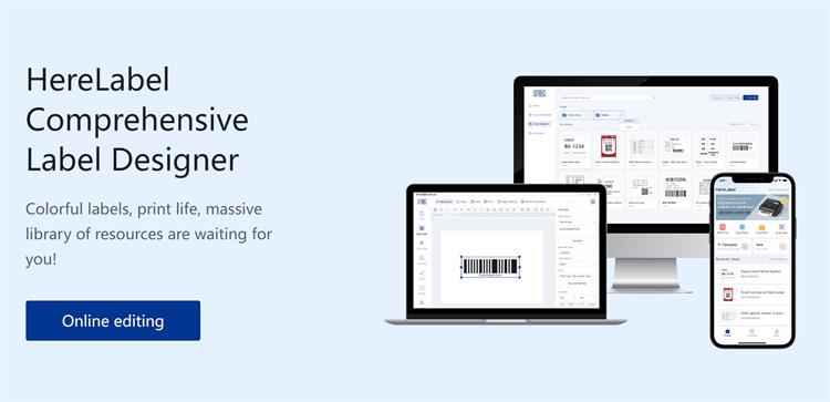 free label editing software HereLabel
