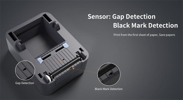 multiple sensors of the SL32BT thermal printer