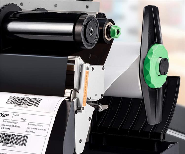 HPRT Delight 6-inch industrial barcode printer printing labels