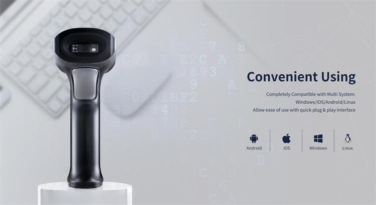HPRT N160 handheld 2d barcode scanner compatible with multiple systems