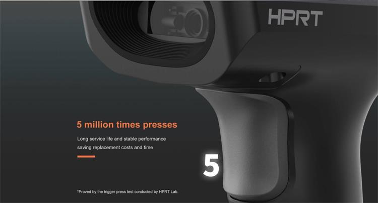 HPRT N130/N130BT handheld scanner supports 5 million times presses
